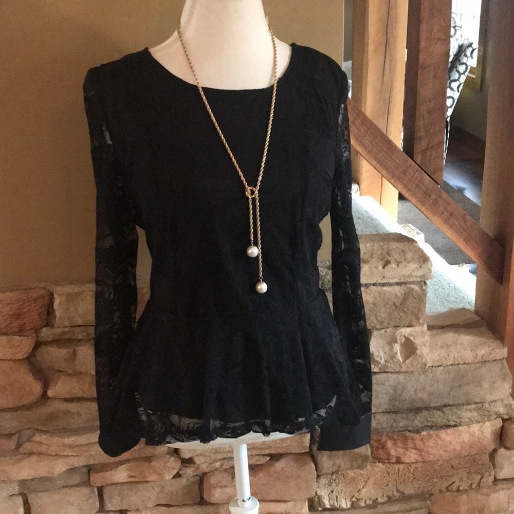 Black Lace Top
